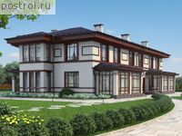 D-431-1P проект двухэтажного дома из газобетона размером 15 на 27