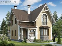 L-144-1P проект двухэтажного дома из газобетона размером 14 на 9