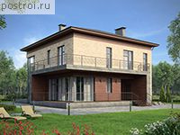 M-286-1K проект двухэтажного дома из кирпича размером 16 на 15 