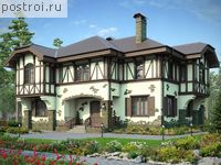 M-301-1K проект двухэтажного коттеджа из кирпича размером 14 на 15 