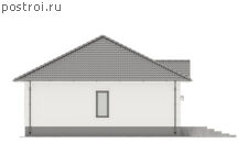 P-081-1P проект дома из пеноблока размером 9 на 13 - вид слева P-081-1P проект дома из пеноблока размером 9 на 13 - вид слева