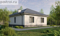 P-081-1P проект дома из пеноблока размером 9 на 13