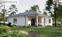 P-101-2P проект коттеджа из пенобетона размером 15 на 17