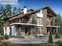 R-263-2P проект двухэтажного дома из пеноблоков размером 15 на 13